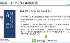 リーンシックスシグマの実験計画法 Minitabによるタグチメソッド（その1）