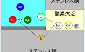 すき間腐食 すき間腐食とは：金属材料基礎講座（その69）