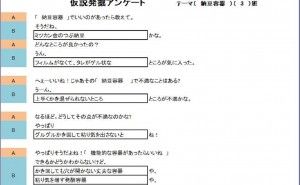 商品企画七つ道具：仮説発掘アンケートとは