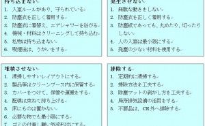 クリーンルームの4原則とは