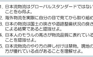 海外工場支援者のための「物流指導7つ道具」（その1）